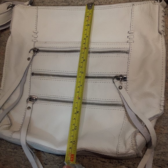 Genuine White leather lucky brand crossbody purse - Picture 6 of 8